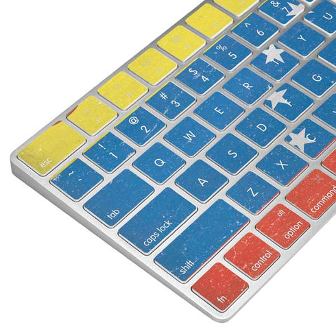 Venezuela Flag Distressed Magic Keyboard Skin