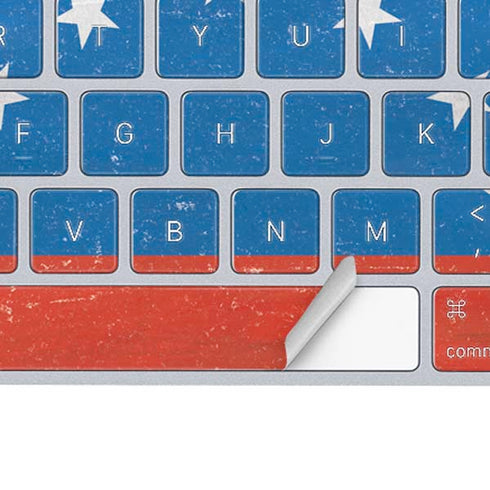 Venezuela Flag Distressed Magic Keyboard Skin