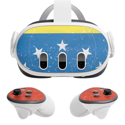 Venezuela Flag Distressed Meta Quest 3 Skin