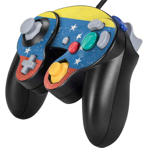 Venezuela Flag Distressed Nintendo GameCube Controller Skin