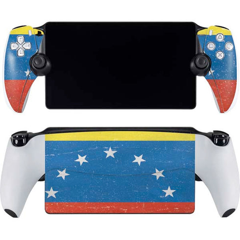 Venezuela Flag Distressed PlayStation Portal Remote Player Skin
