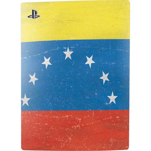 Venezuela Flag Distressed PS5 Digital Edition Console Skin