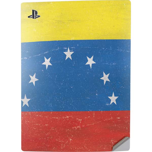 Venezuela Flag Distressed PS5 Digital Edition Console Skin