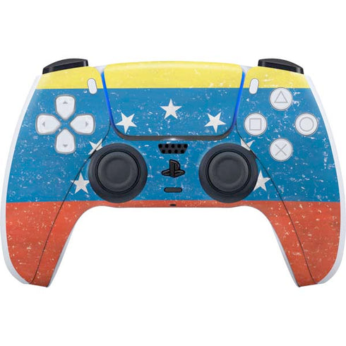 Venezuela Flag Distressed PS5 Controller Skin
