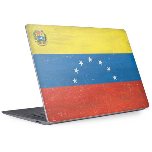 Venezuela Flag Distressed Surface Laptop 3 13.5in Skin