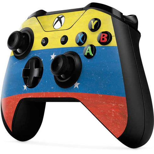 Venezuela Flag Distressed Xbox One X Controller Skin