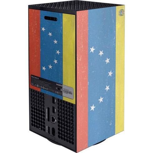 Venezuela Flag Distressed Xbox Series X Console Skin