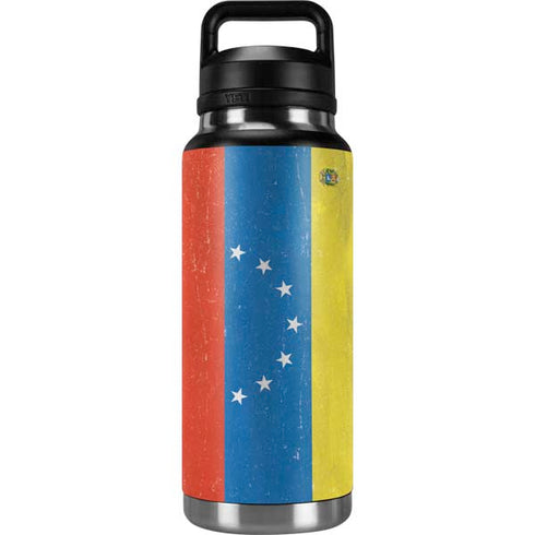 Venezuela Flag Distressed YETI Rambler 36oz Bottle Skin