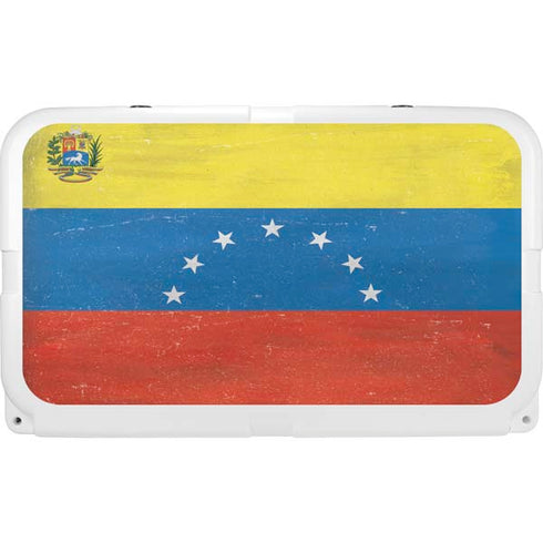 Venezuela Flag Distressed YETI Tundra 45 Hard Cooler Skin