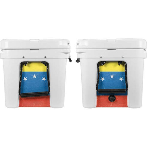 Venezuela Flag Distressed YETI Tundra 45 Hard Cooler Skin