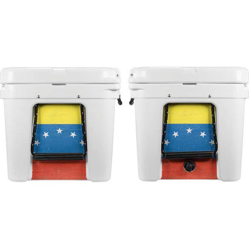 Venezuela Flag Distressed YETI Tundra 65 Hard Cooler Skin