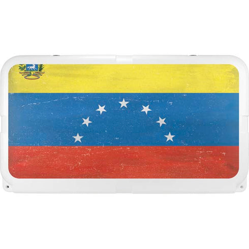 Venezuela Flag Distressed YETI Tundra 75 Hard Cooler Skin