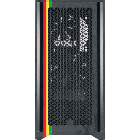 Vertical Banner - Lion of Judah Corsair 4000D Tempered Glass Mid-Tower ATX Case Skin