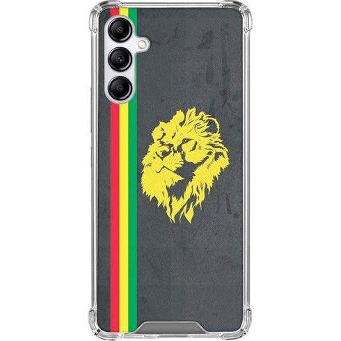 Vertical Banner - Lion of Judah Galaxy A15 5G Clear Case