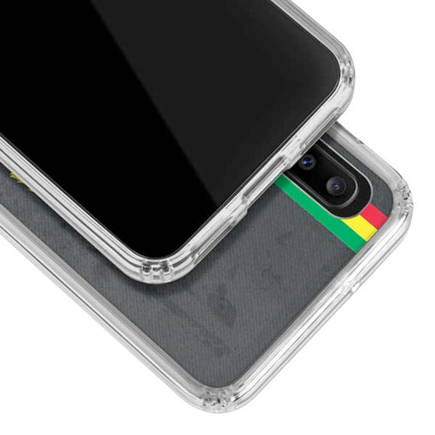 Vertical Banner - Lion of Judah Galaxy A30 Clear Case