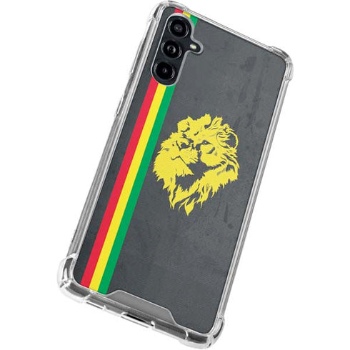 Vertical Banner - Lion of Judah Galaxy A54 5G Clear Case