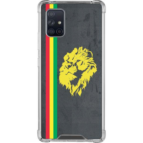 Vertical Banner - Lion of Judah Galaxy A71 5G Clear Case