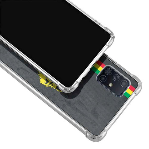 Vertical Banner - Lion of Judah Galaxy A71 5G Clear Case