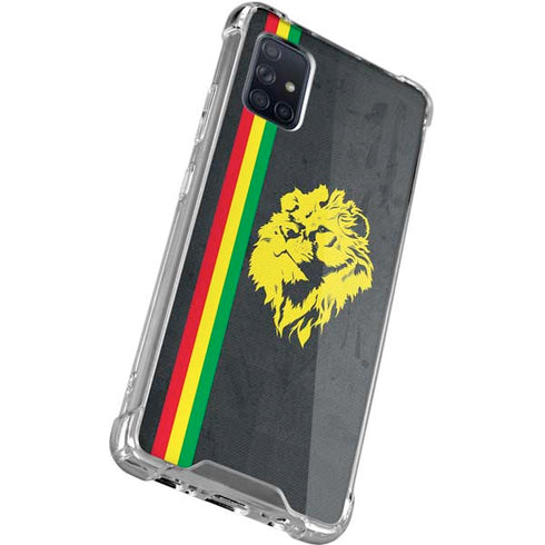 Vertical Banner - Lion of Judah Galaxy A71 5G Clear Case