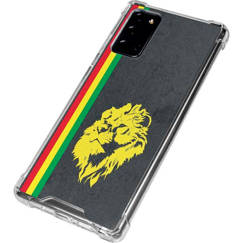 Vertical Banner - Lion of Judah Galaxy Note20 5G Clear Case