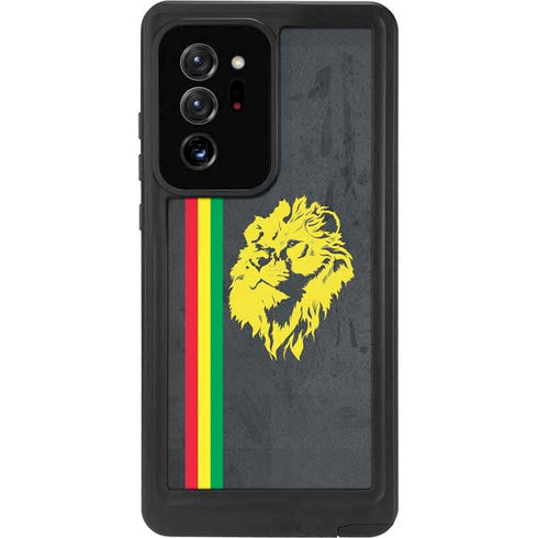 Vertical Banner - Lion of Judah Galaxy Note20 Ultra 5G Waterproof Case