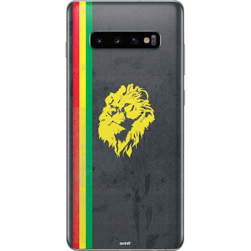 Vertical Banner - Lion of Judah Galaxy S10 Plus Skin