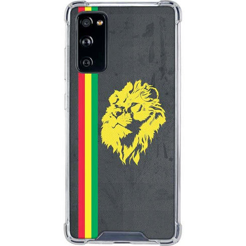 Vertical Banner - Lion of Judah Galaxy S20 FE Clear Case