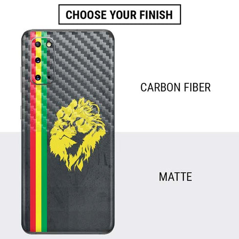 Vertical Banner - Lion of Judah Galaxy S20 Skin