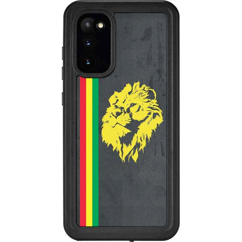 Vertical Banner - Lion of Judah Galaxy S20 Waterproof Case