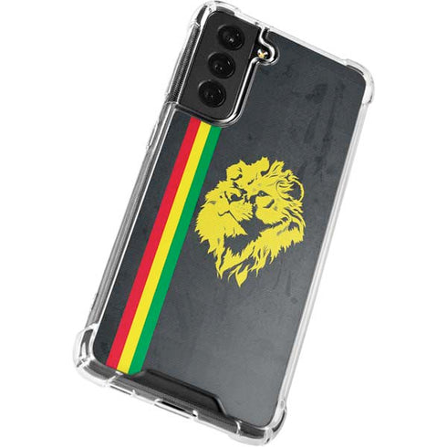 Vertical Banner - Lion of Judah Galaxy S22 Plus Clear Case