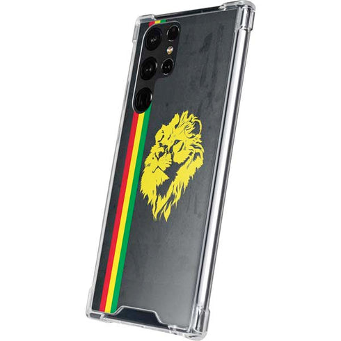 Vertical Banner - Lion of Judah Galaxy S22 Ultra Clear Case
