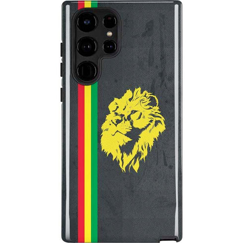 Vertical Banner - Lion of Judah Galaxy S22 Ultra Pro Case