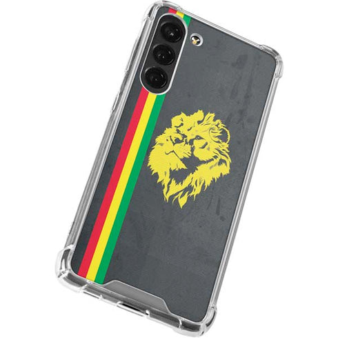 Vertical Banner - Lion of Judah Galaxy S23 Plus Clear Case