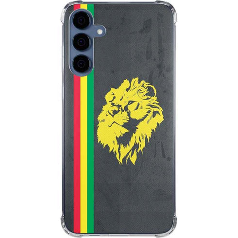 Vertical Banner - Lion of Judah Galaxy S24 Clear Case