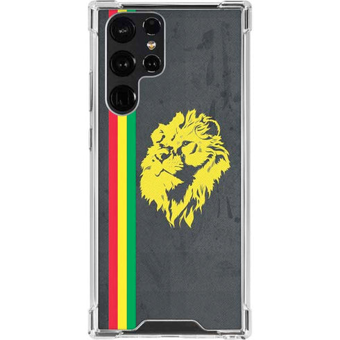 Vertical Banner - Lion of Judah Galaxy S24 Ultra Clear Case