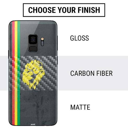 Vertical Banner - Lion of Judah Galaxy S9 Skin