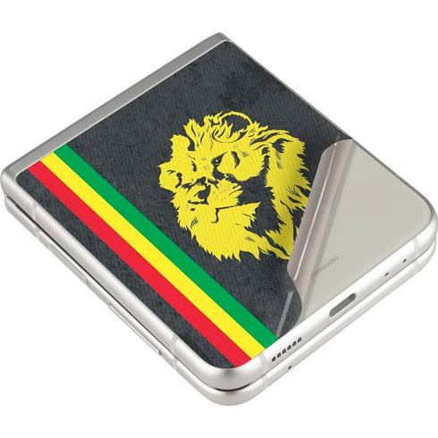 Vertical Banner - Lion of Judah Galaxy Z Flip3 5G Skin