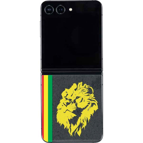 Vertical Banner - Lion of Judah Galaxy Z Flip5 5G Skin