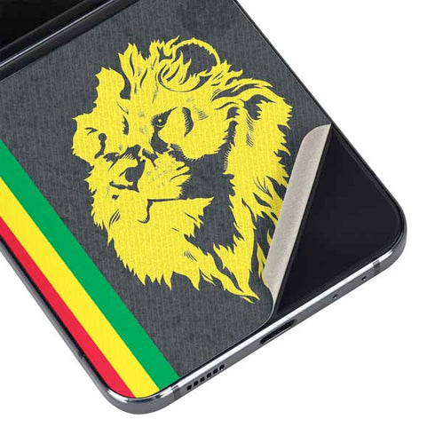 Vertical Banner - Lion of Judah Galaxy Z Flip5 5G Skin