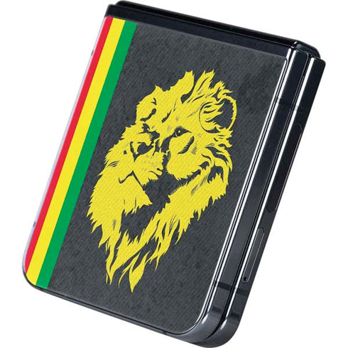 Vertical Banner - Lion of Judah Galaxy Z Flip5 5G Skin