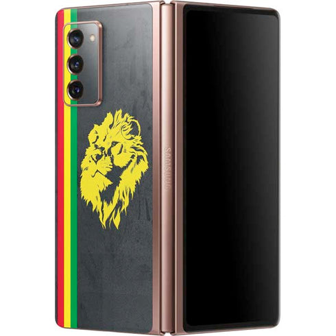 Vertical Banner - Lion of Judah Galaxy Z Fold2 5G Skin