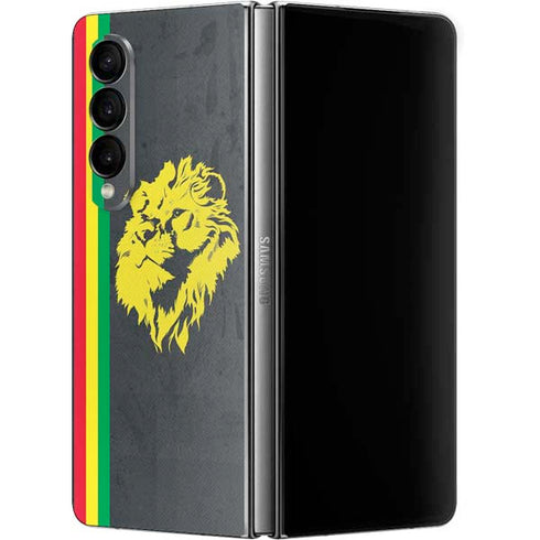 Vertical Banner - Lion of Judah Galaxy Z Fold4 5G Skin