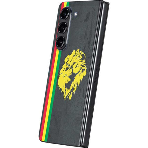 Vertical Banner - Lion of Judah Galaxy Z Fold5 5G Skin
