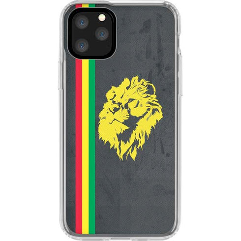 Vertical Banner - Lion of Judah iPhone 11 Pro Clear Case