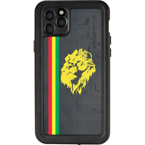 Vertical Banner - Lion of Judah iPhone 11 Pro Max Waterproof Case