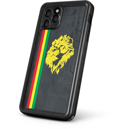 Vertical Banner - Lion of Judah iPhone 11 Pro Max Waterproof Case