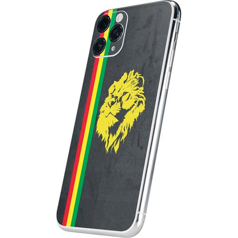Vertical Banner - Lion of Judah iPhone 11 Pro Skin