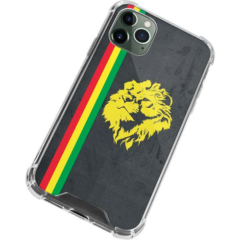 Vertical Banner - Lion of Judah iPhone 12 Pro Clear Case