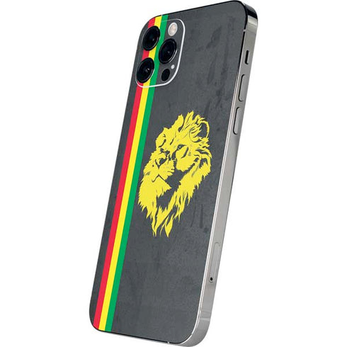 Vertical Banner - Lion of Judah iPhone 12 Pro Skin