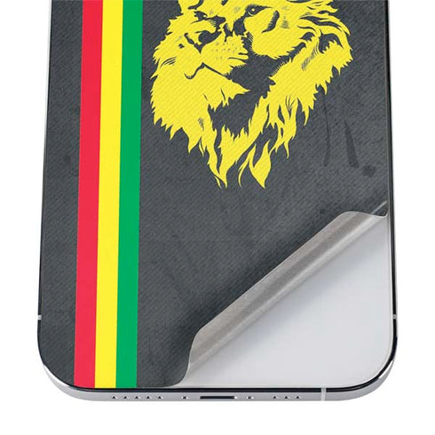 Vertical Banner - Lion of Judah iPhone 12 Pro Skin